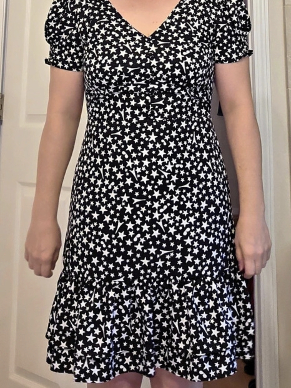 Karl LANGERFELD Star Print Mini Dress